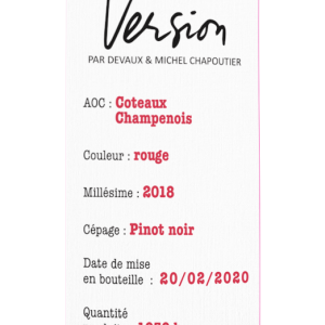Coteaux Champenois Version 2018